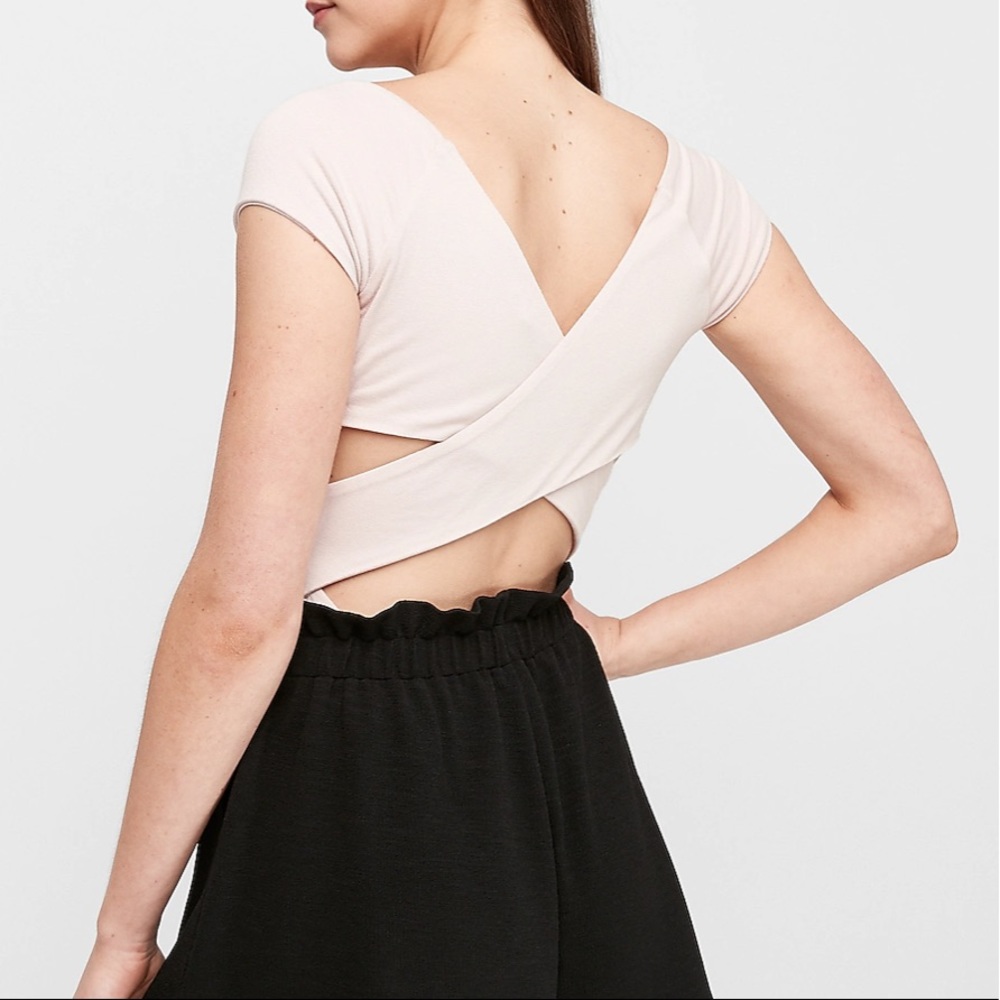 Express Pink Thong Bodysuit